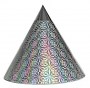Kuželová pyramida malá (11 cm) - stříbrná kolečka